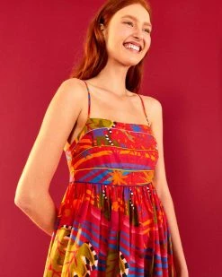 Farm Rio Magic Forest Maxi Dress