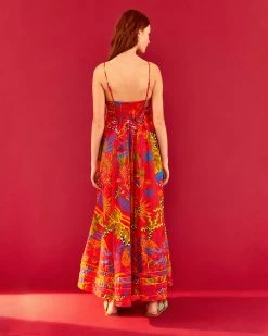 Farm Rio Magic Forest Maxi Dress