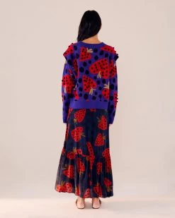 Farm Rio Maxi Heartberry Sweater Clothing