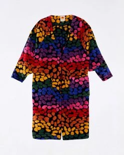 Farm Rio Rainbow Leopard Fleece Cardigan Clothing