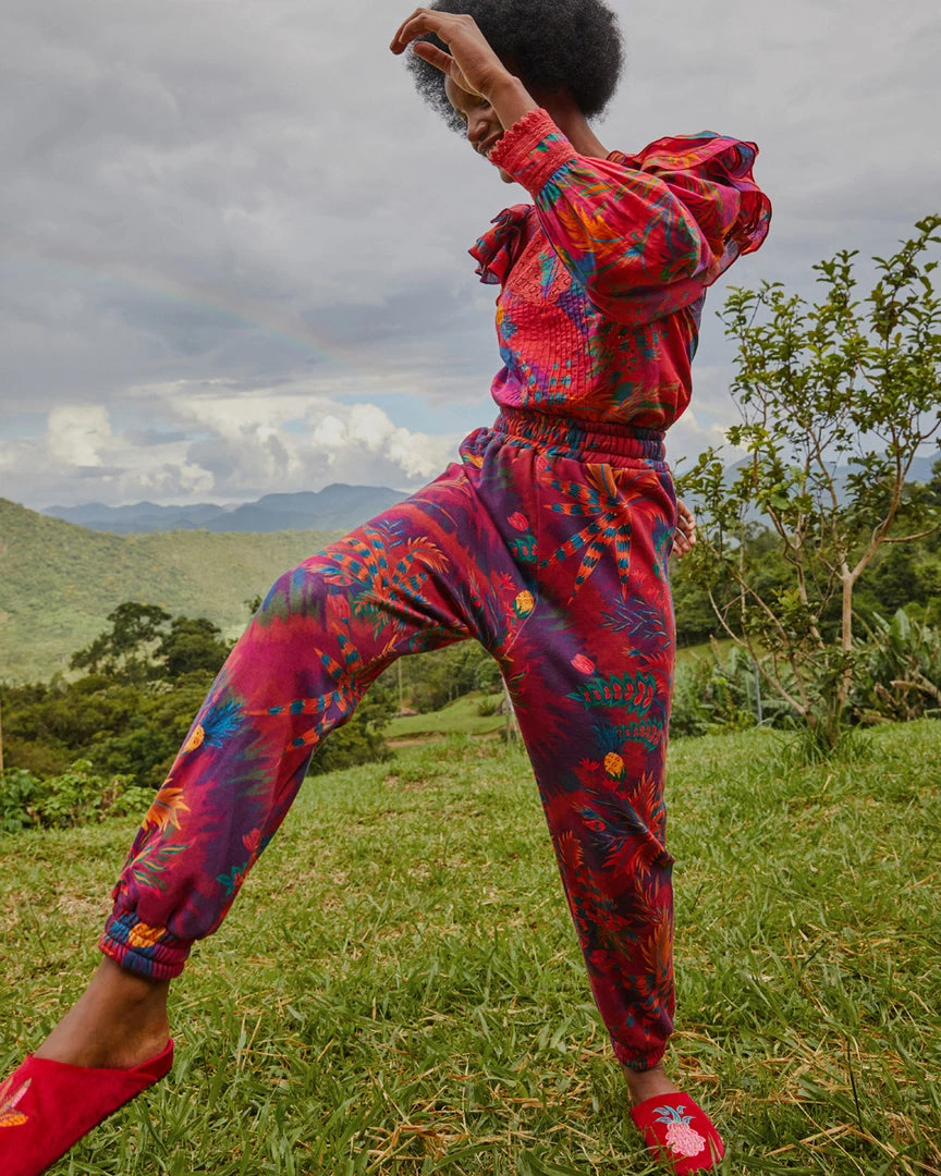 Farm Rio Clothing Tie Dye Forest Sweatpants 1 Farm Rio Clothing Tie Dye Forest Sweatpants