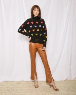 Find Me Now Love For All Sweater - Black Multi Clothing