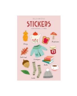 Girl Of All Work Comfy Cozy Clear Stickers