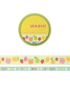 Girl Of All Work Set Of 2 Friendly Fruits Washi Tape