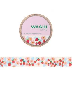Girl Of All Work Strawberries Washi Tape