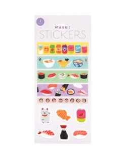 Girl Of All Work Asian Foods Washi Stickers