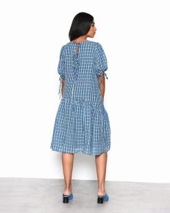 Glamorous Clothing Blue Multi Check Dress