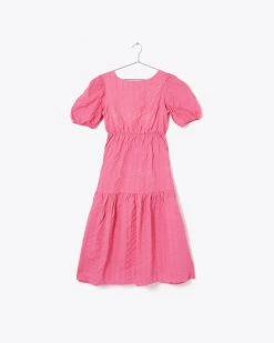 Glamorous Open-Back Crinkled Dress