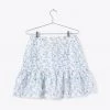 Glamorous Ruffle Trim Floral Skirt Clothing
