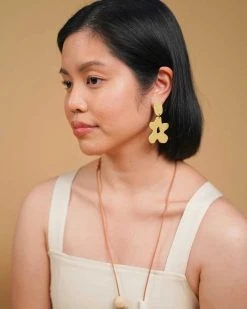 Hey Moon Designs Theta Earrings - Avocado NEW