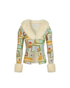 House Of Sunny Clothing Pepperland Peggy Cardi - Puzzle Print
