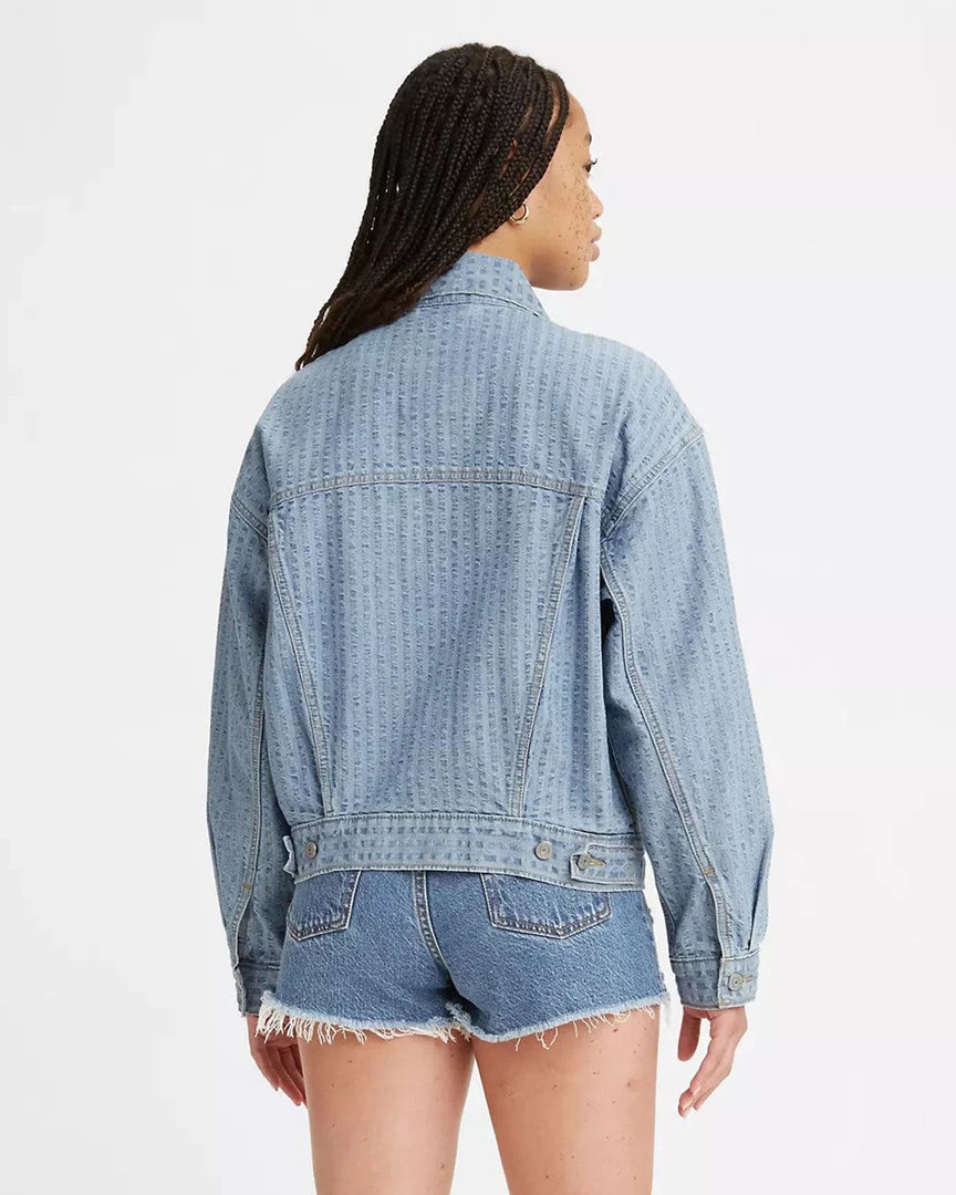 Levi's Clothing 90's Trucker Jacket - Light Seersucker 2 Levi's Clothing 90's Trucker Jacket - Light Seersucker