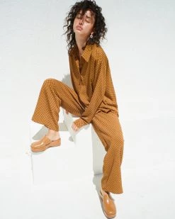 Lisa Says Gah Clothing Bailey Top - Red/Gold