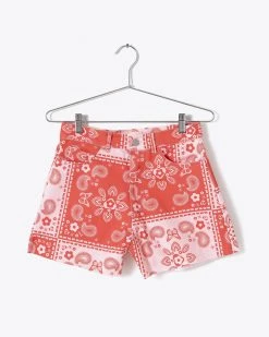 Lisa Says Gah Denim Shorts - Bandana