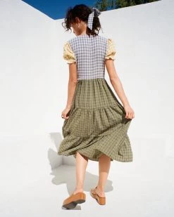 Lisa Says Gah Victoria Wrap Dress - Gingham