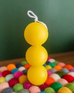 Maple + Love Triple Ball Candle - Sunshine