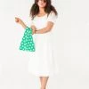 Moon River Midi Dress - White