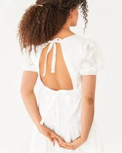 Moon River Midi Dress - White