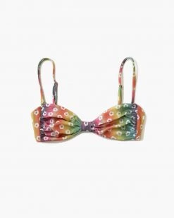 Novel Swim Clothing The Rockaway Bikini Top - Rainbow Blossom