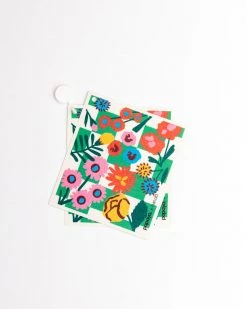 Ban.do X Papaya Reusables Reusable Paper Towel/Swedish Dish Cloth Set - Picnic Bouquet