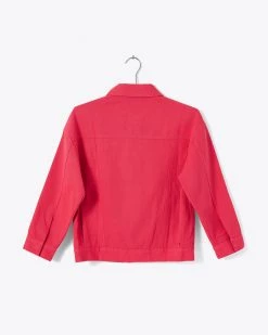 Pepa Loves Clothing Canvas Jacket - Coral
