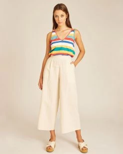 Pepa Loves Cream Trousers Clothing