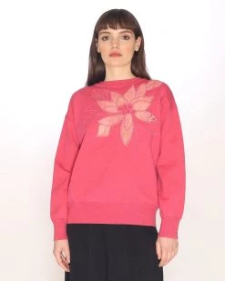 Pepa Loves Clothing Lace Detail Sweater - Pink