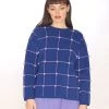 Pepa Loves Pom Pom Squares Sweater - Blue