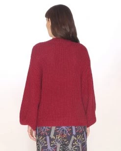 Pepa Loves Square Neck Cardigan - Cherry Clothing