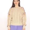 Pepa Loves Clothing Pom Pom Sweater - Cream