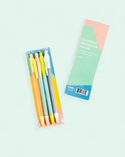 Poketo Colorblock Mechanical Pencil Set NEW