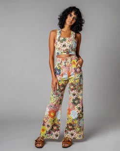 Rachel Antonoff Mike Wide Leg Pant - Fruit Salad Clothing