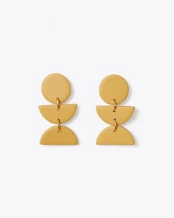 Sigfus Designs Dahlia Earrings - Mustard Accessories
