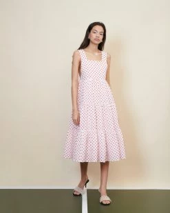 Sister Jane Annual Heart Tiered Midi Dress
