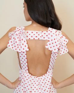 Sister Jane Annual Heart Tiered Midi Dress