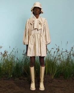 Sister Jane Barn Heart Jacquard Mini Dress