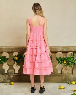 Sister Jane Getaway Ruffle Cami Dress NEW