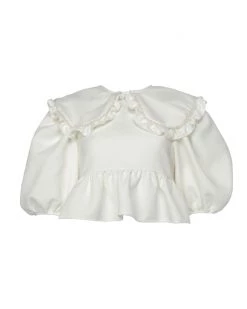 Sister Jane Pen And Pearls Embellished Blouse