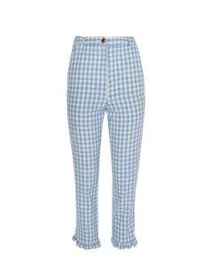 Sister Jane Postmark Gingham Tailored Trousers Clothing
