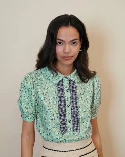 Sister Jane Rival Floral Ruffle Blouse