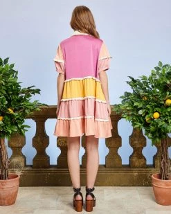 Sister Jane Sunbeam Tiered Mini Dress NEW