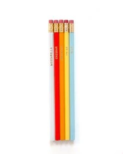 Smarty Pants Paper NEW Cheesy Pencil Set