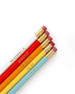 Smarty Pants Paper NEW Cheesy Pencil Set