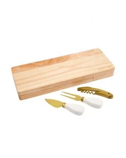 Sunnylife Travel Cheese Set - Natural