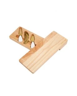Sunnylife Travel Cheese Set - Natural