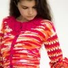 Tach Mireia Crochet Cardi - Orange & Pink