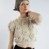 Tach Polina Crochet Knit Top - Cream