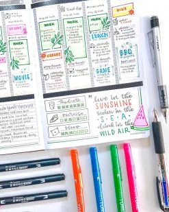 Tombow Planners + Desk Creative Notetaking Kit