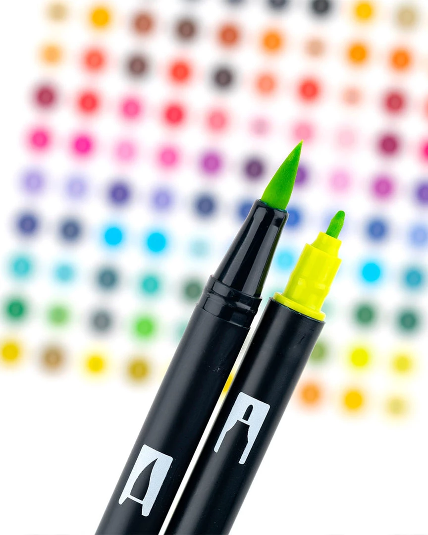 Tombow Planners + Desk Dual Brush Pen Art Markers: Bright 5 Tombow Planners + Desk Dual Brush Pen Art Markers: Bright
