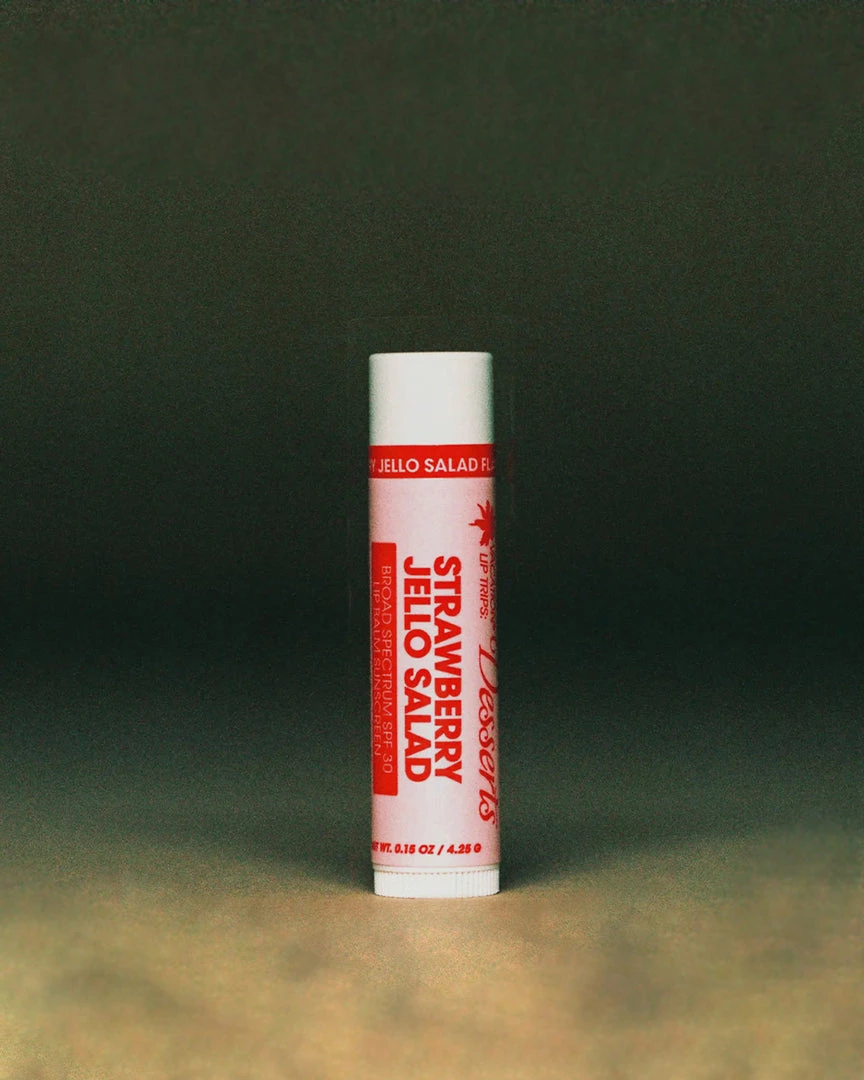 Vacation Sunscreen Strawberry Jello Salad Lip Balm 1 Vacation Sunscreen Strawberry Jello Salad Lip Balm